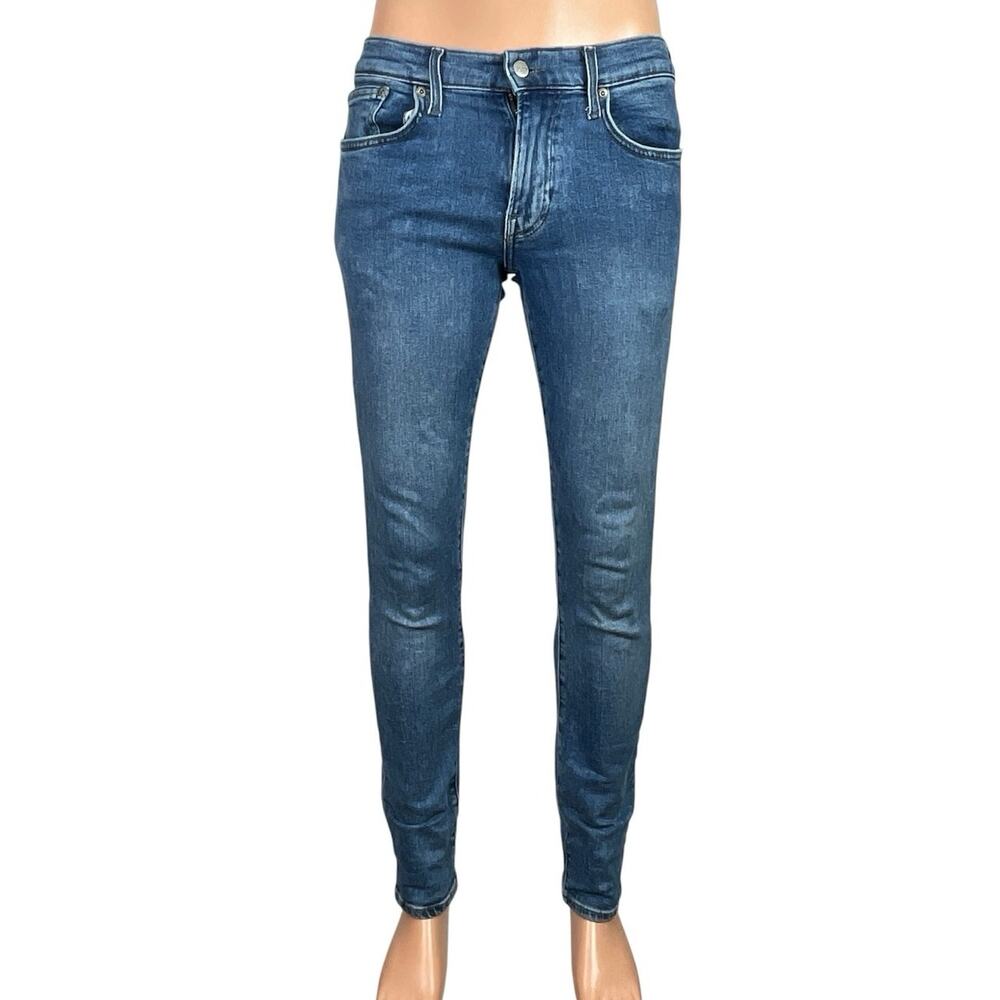 J.Crew 484 Men's Blue Mid Rise Stretch Slim Fit Skinny Denim Jeans Size 28x32